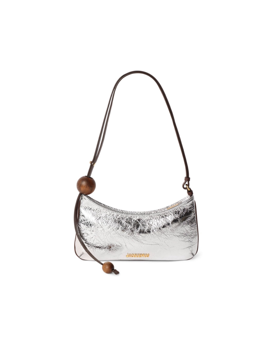 Jacquemus Le Bisou Perle Crinkled Leather Bag