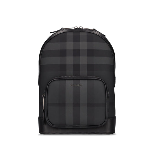 Burberry Jett Check E-Canvas Backpack