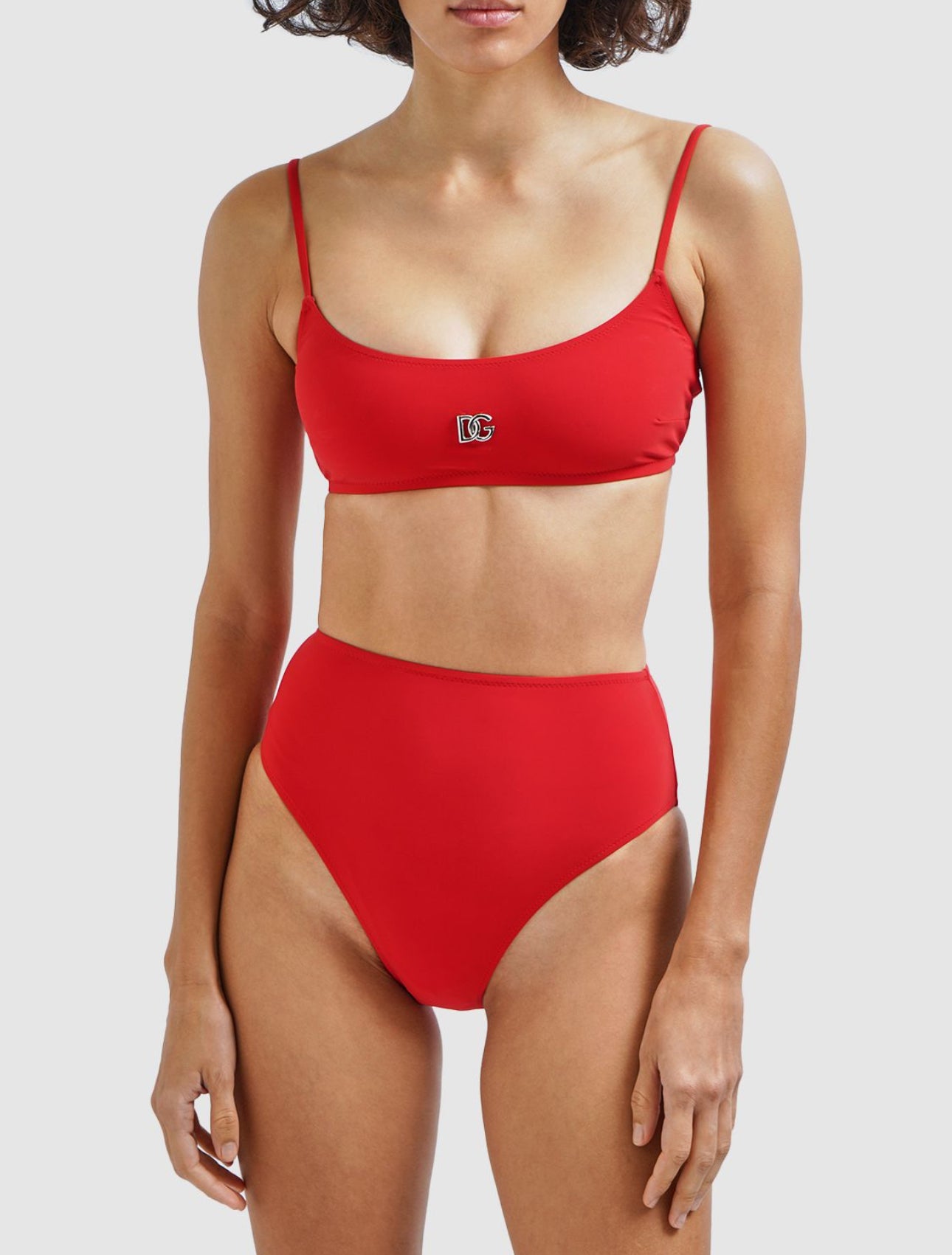 Dolce&Gabbana Logo Jersey Bikini Set