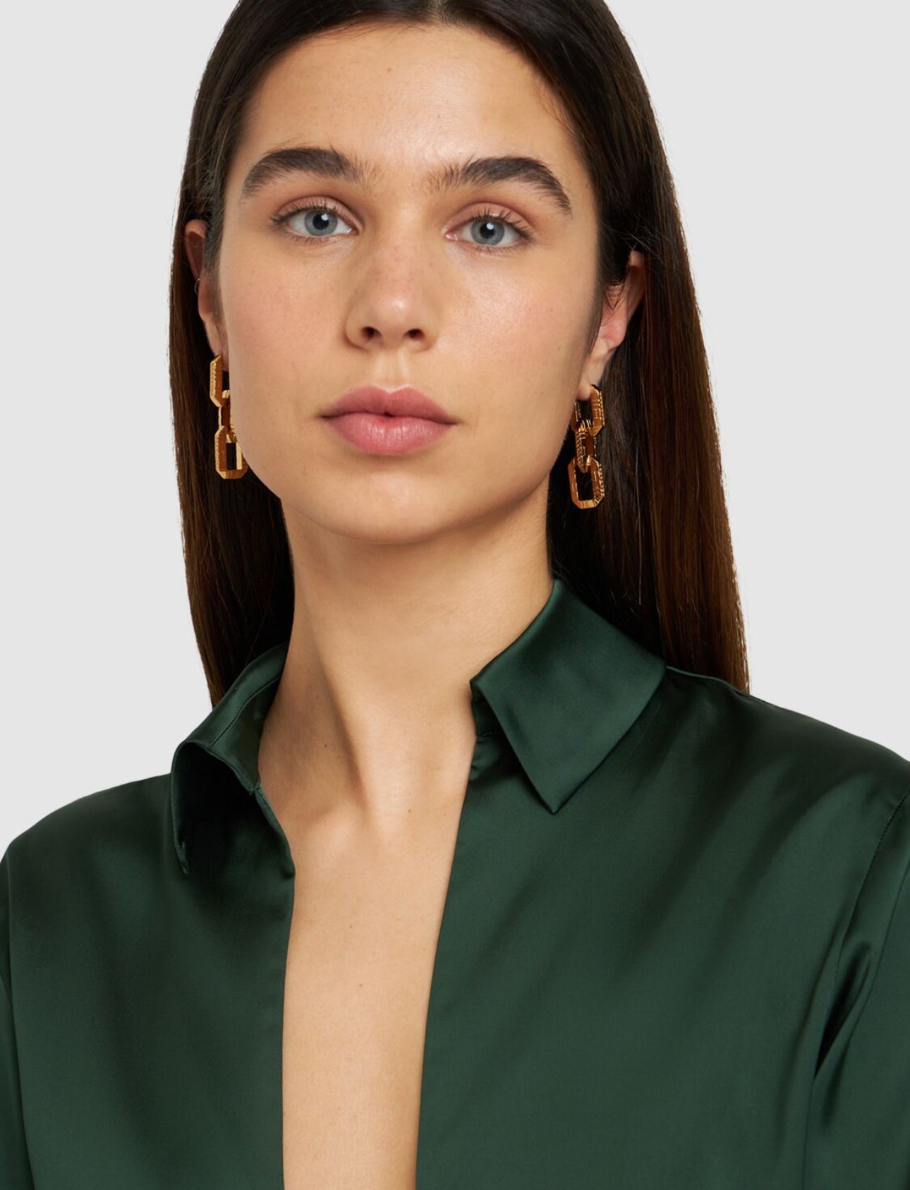 Versace Chain Pendant Earrings