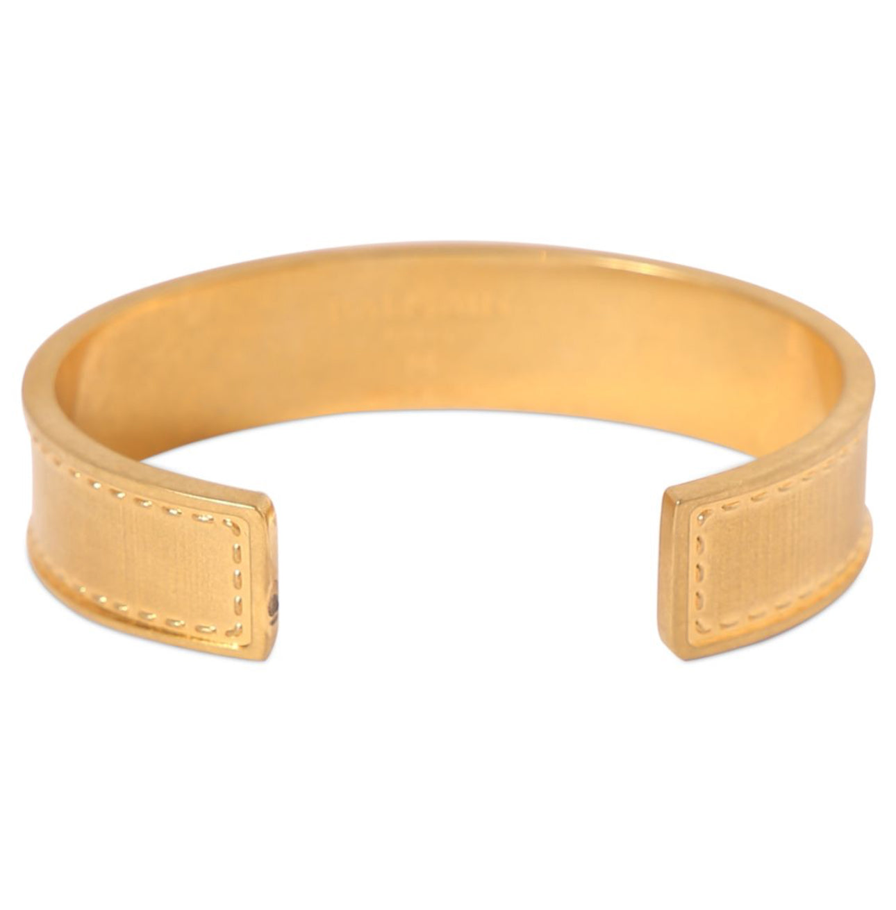 Balmain Signature Tubular Brass Bracelet