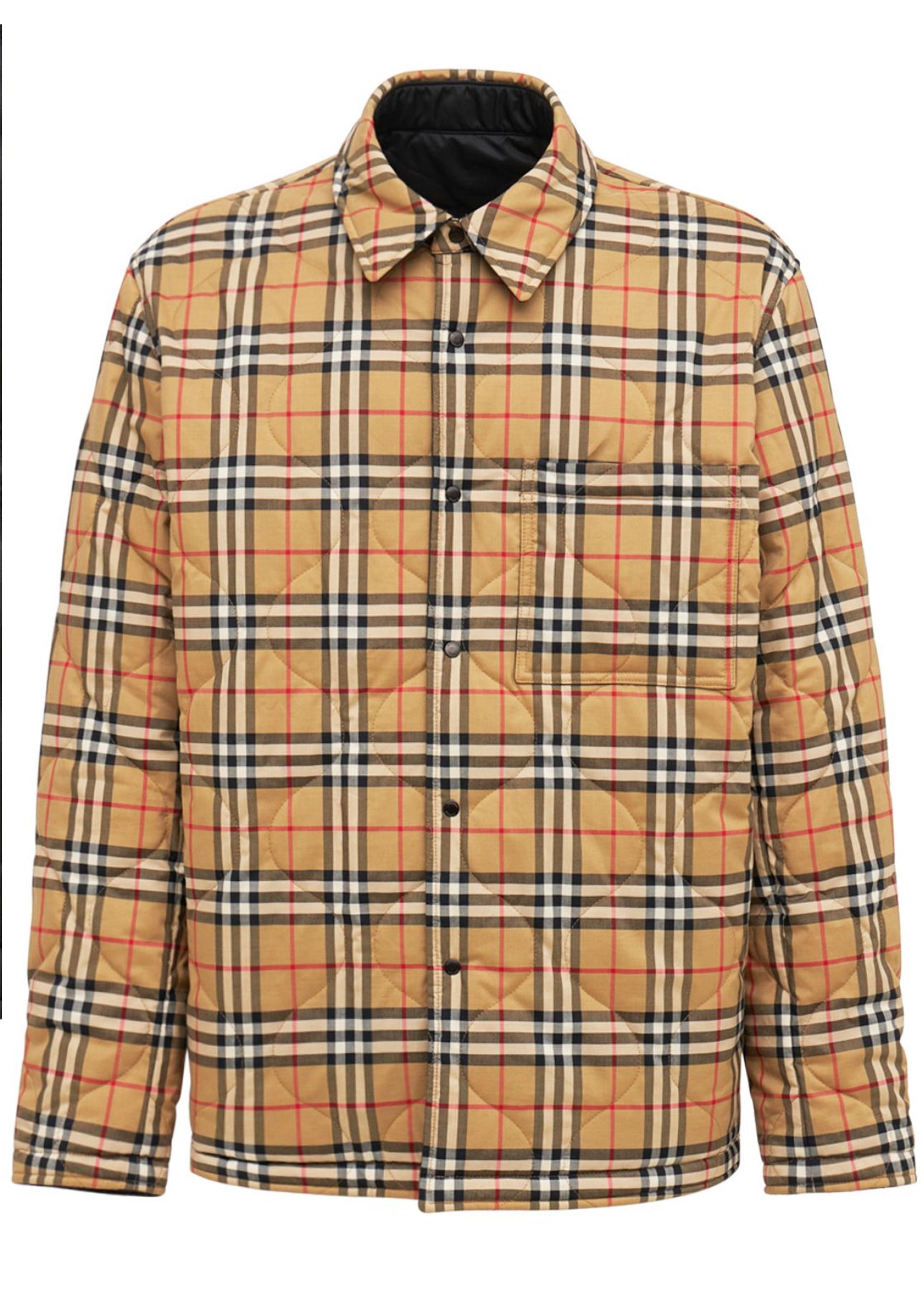 Burberry Quilted Reversible Tech Shirt Jacket