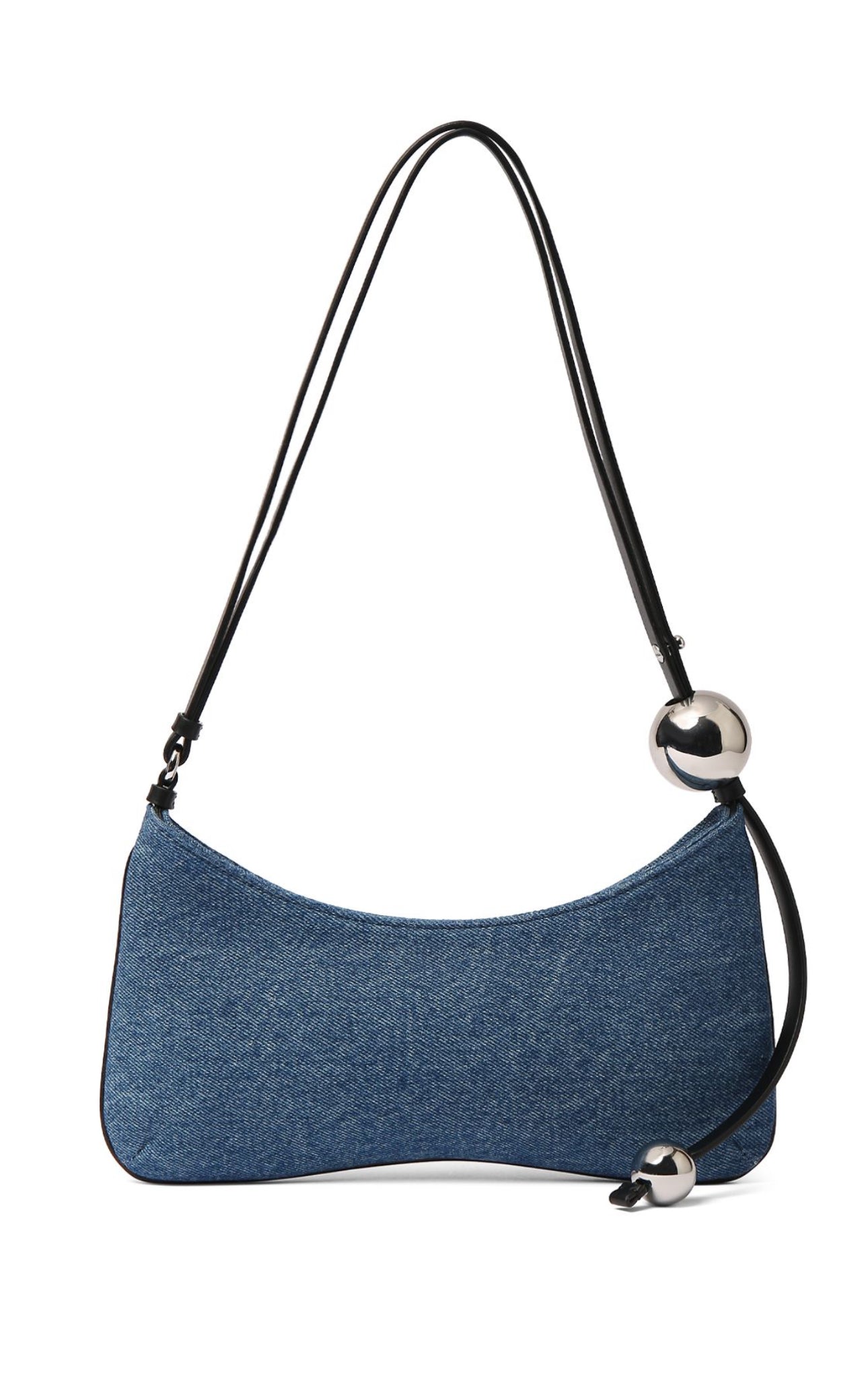 Jacquemus Le Bisou Perle Denim Shoulder Bag