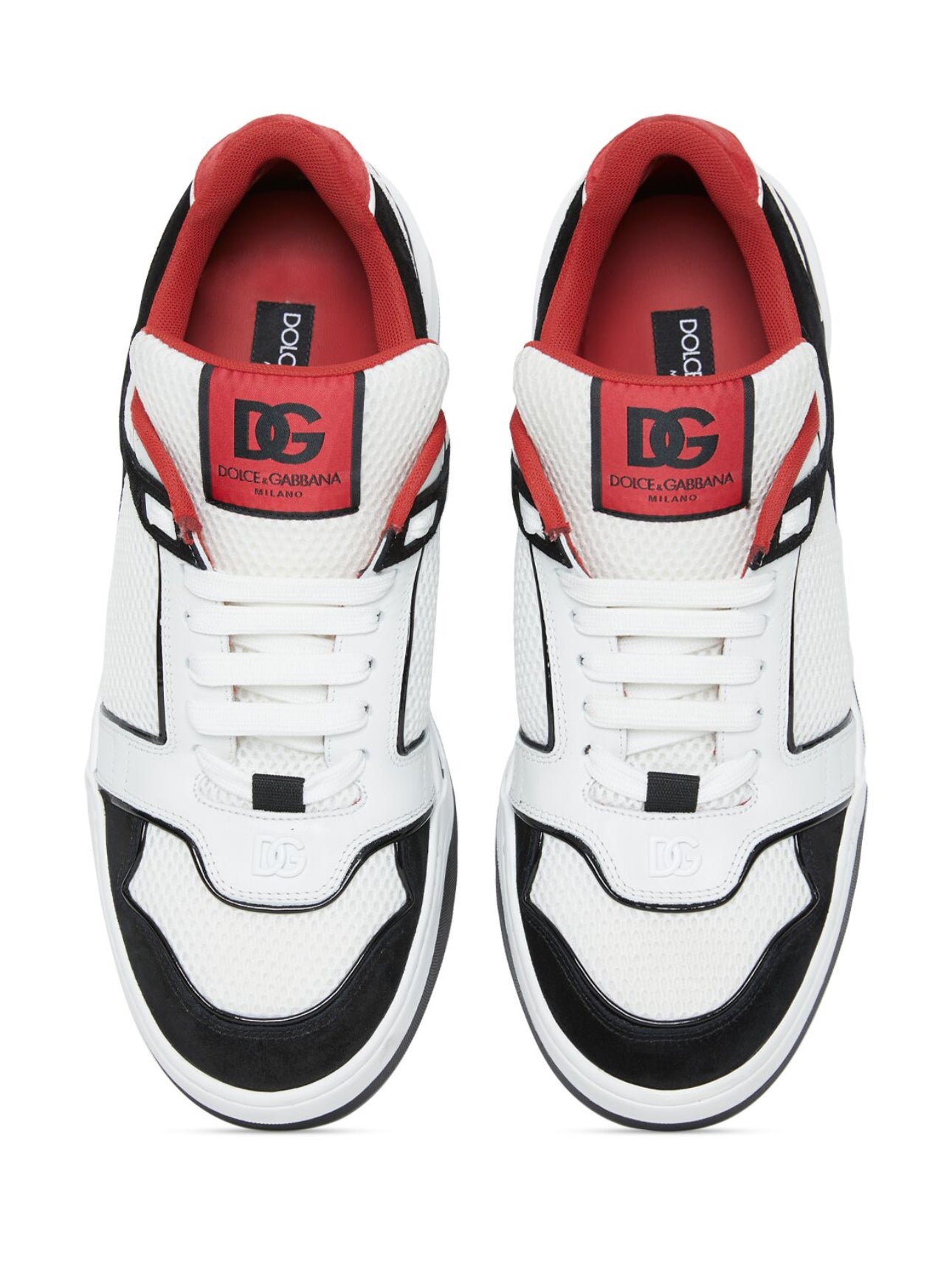 Dolce & Gabbana New Roma Mesh & Suede Sneakers