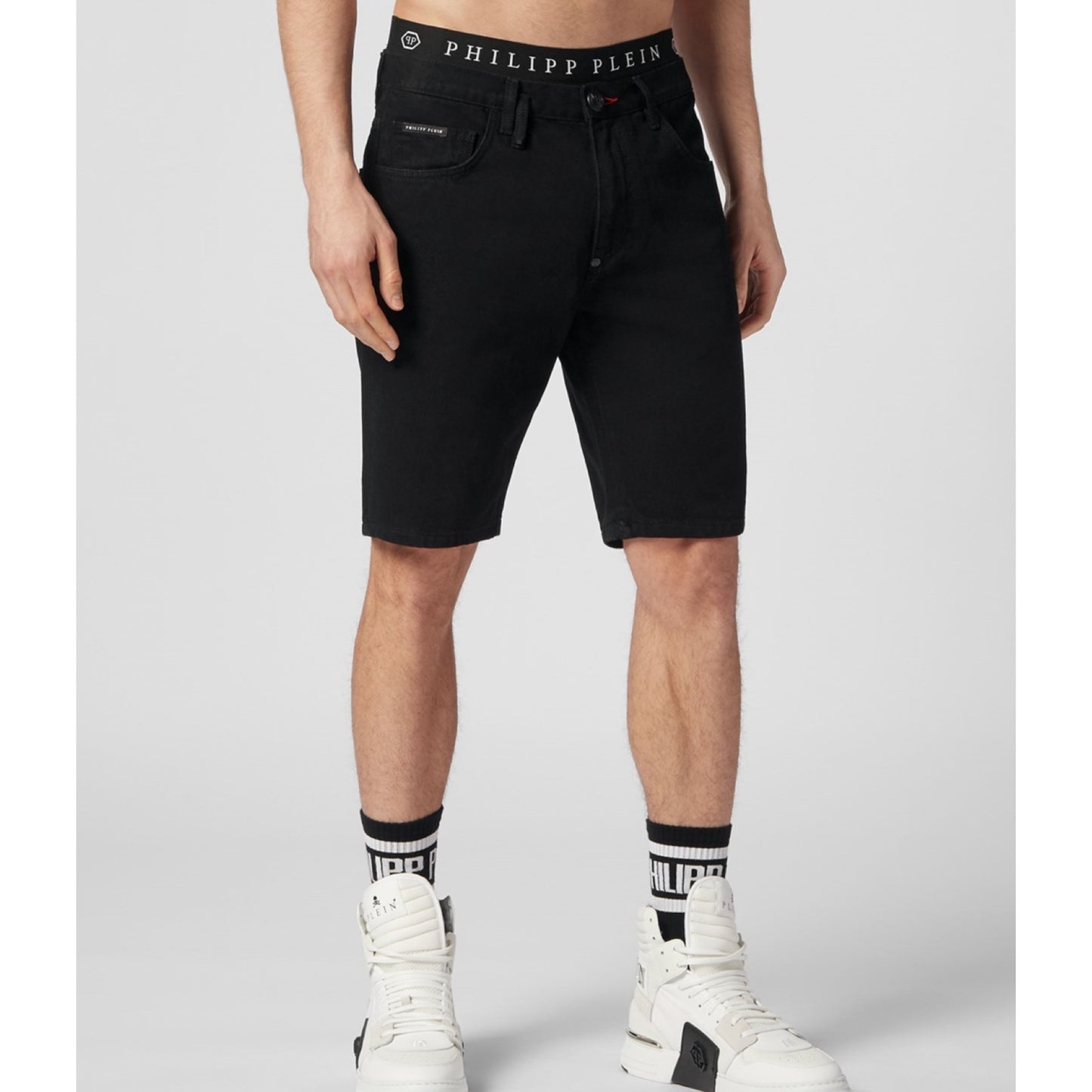 Philipp Plein Denim Shorts