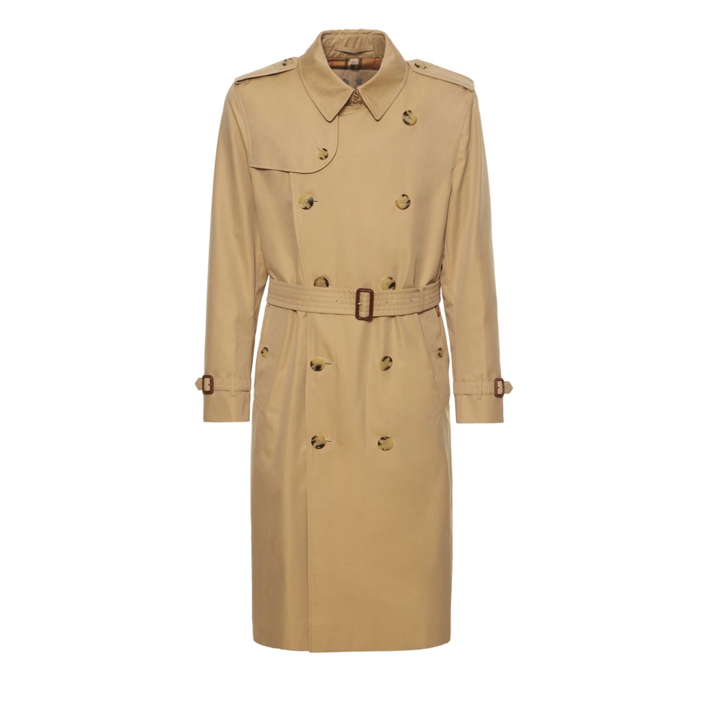 Burberry Kensington Long Cotton Trench Coat