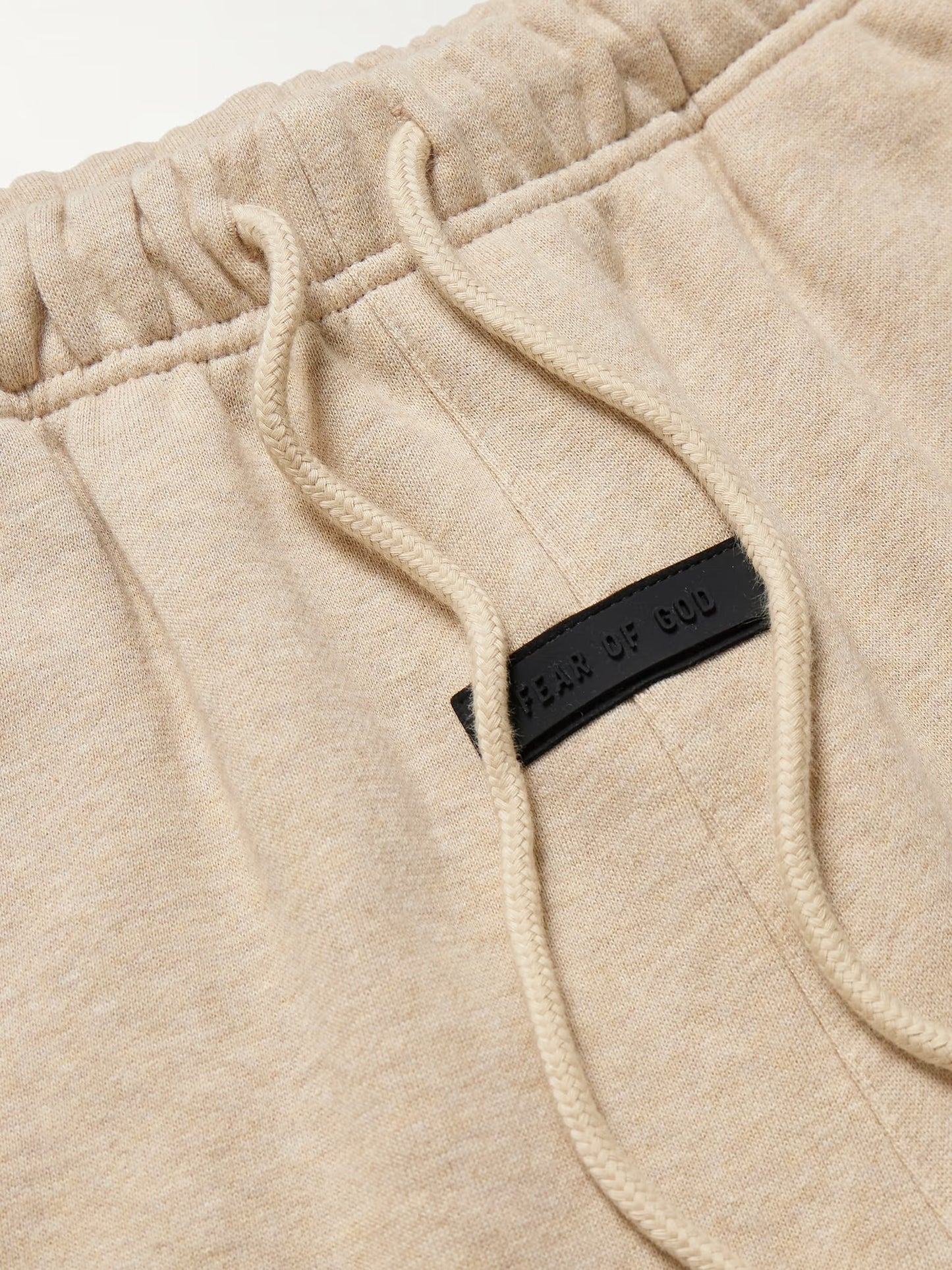 Fear Of God Essentials Beige Drawstring Shorts