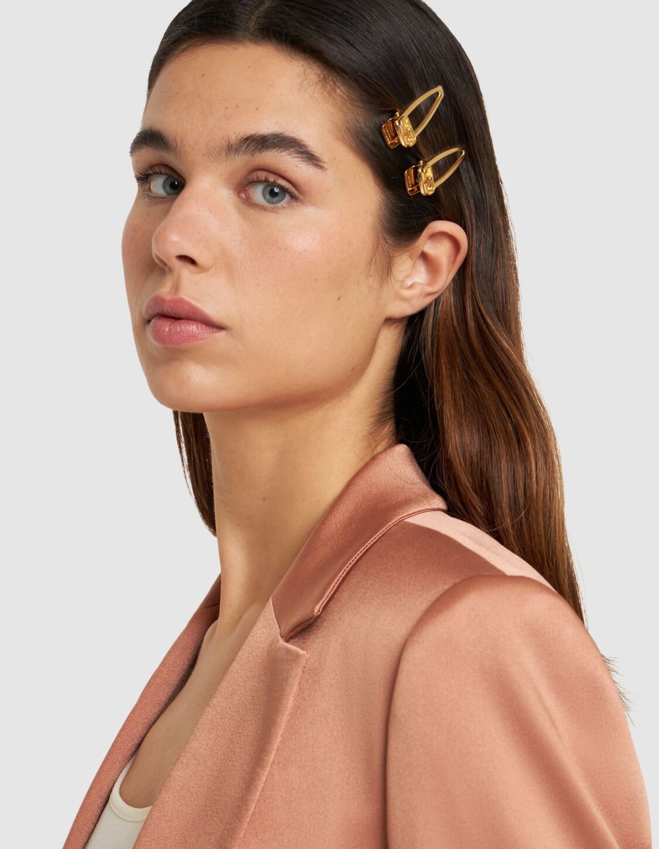 Valentino Garavani V Logo Hair Clip