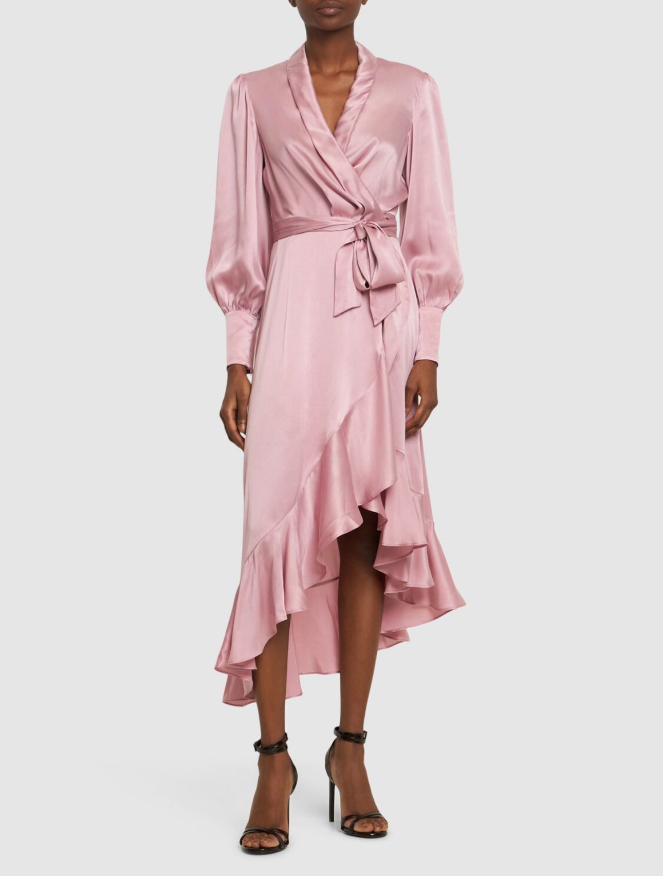 Zimmermann Silk Midi Wrap Dress