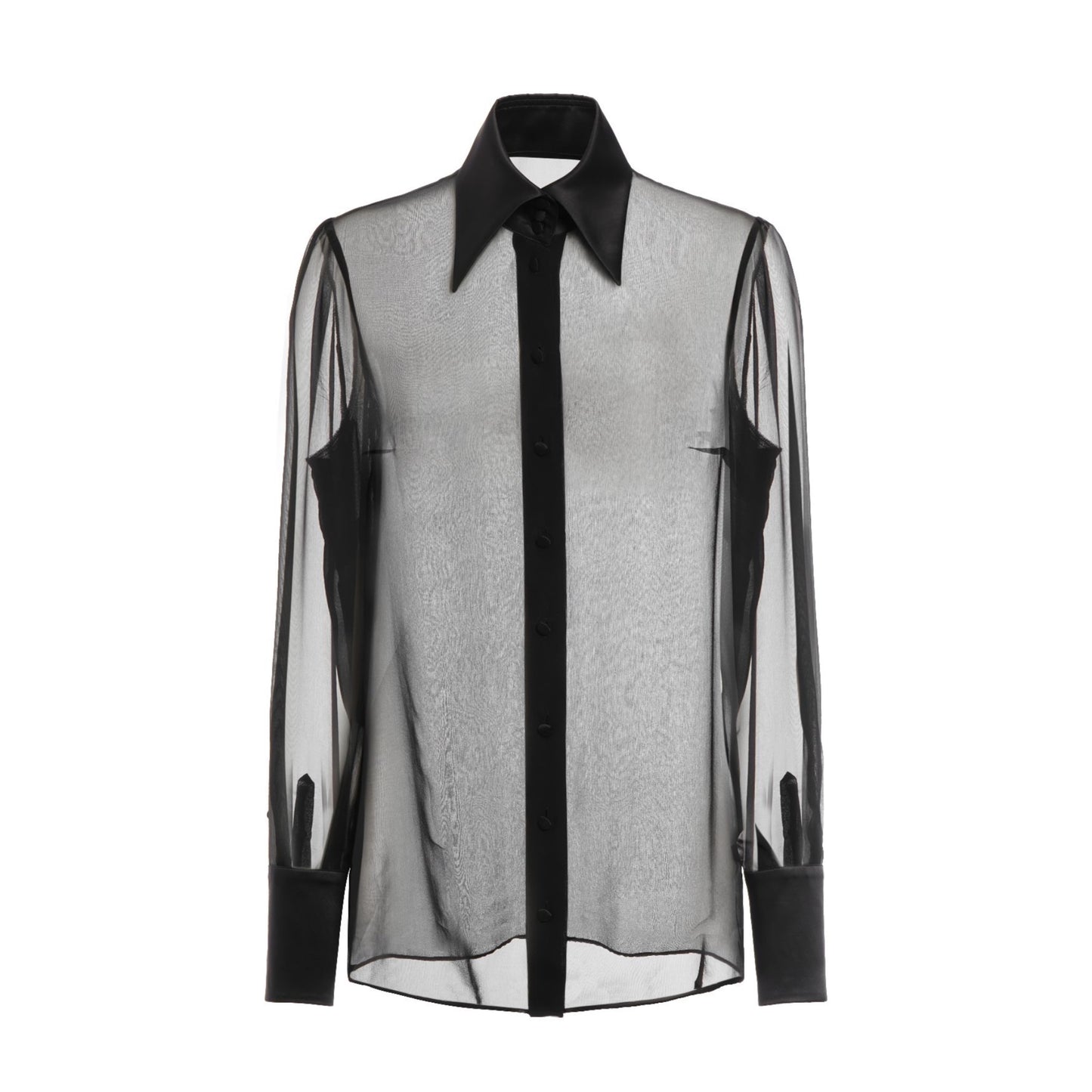 Dolce&Gabbana Sheer Silk Chiffon Shirt