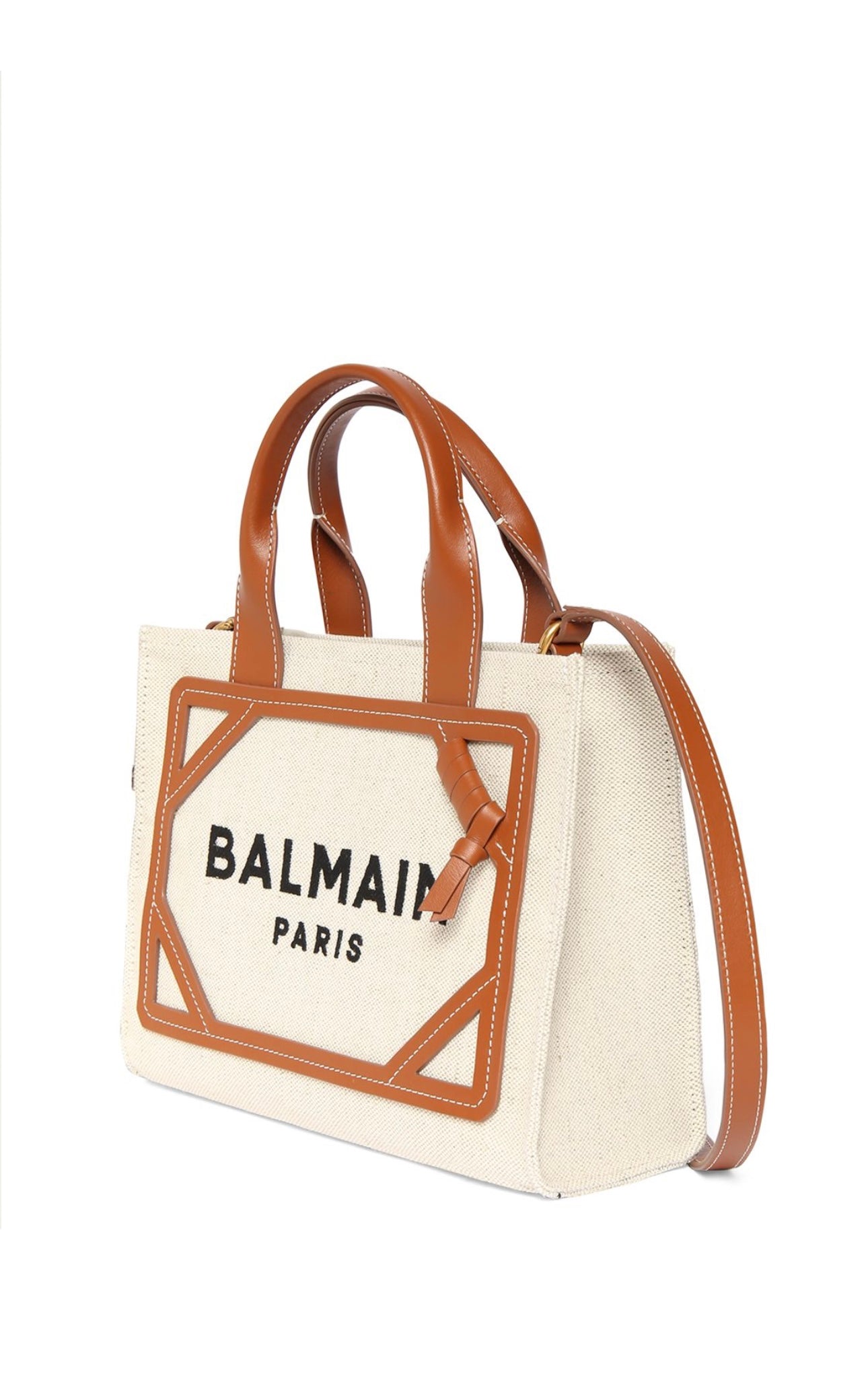 Balmain Small B-Army Canvas Bag