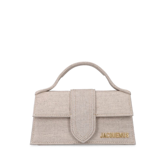 Jacquemus Le Bambino Cotton & Linen Top Handle Bag