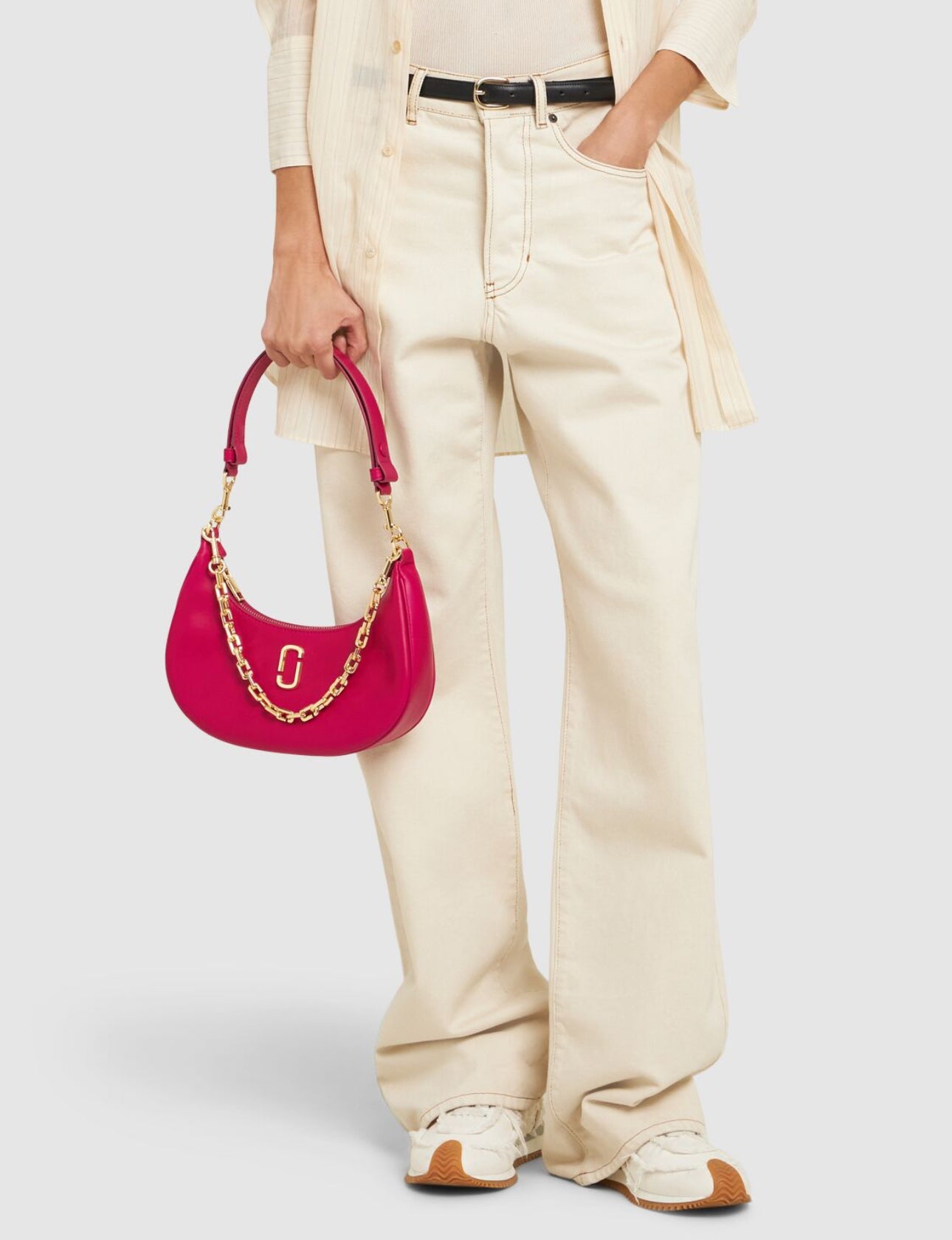 Marc Jacobs The Small Curve Leather Shoulder Bag