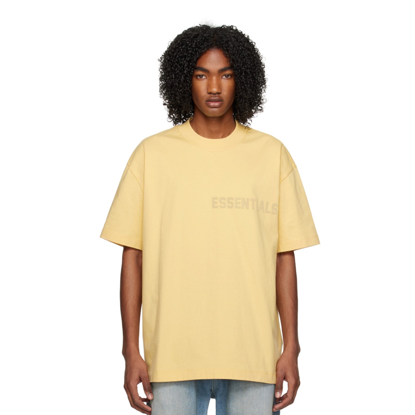 Fear Of God Essentials Exclusive Yellow T-shirt