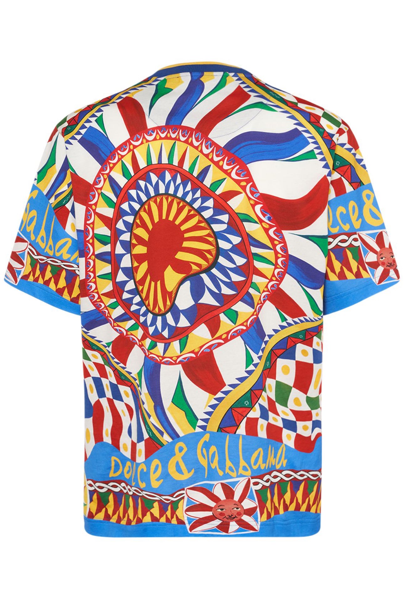 Dolce & Gabbana Carretto Printed Cotton T-shirt