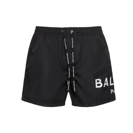 Balmain Logo Tech Swim Shorts