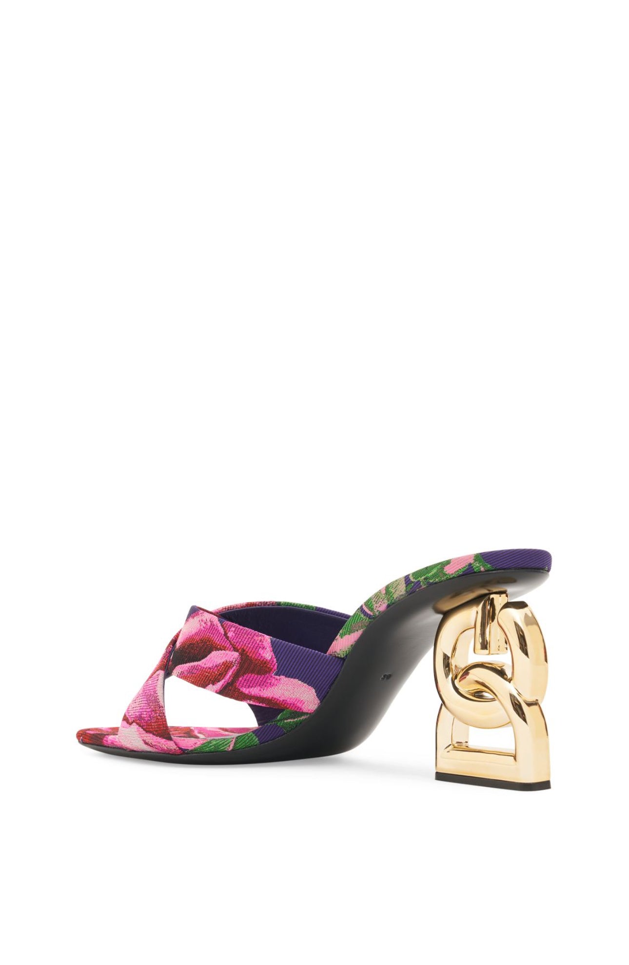 Dolce&Gabbana 75mm Keira Satin Sandal Mules