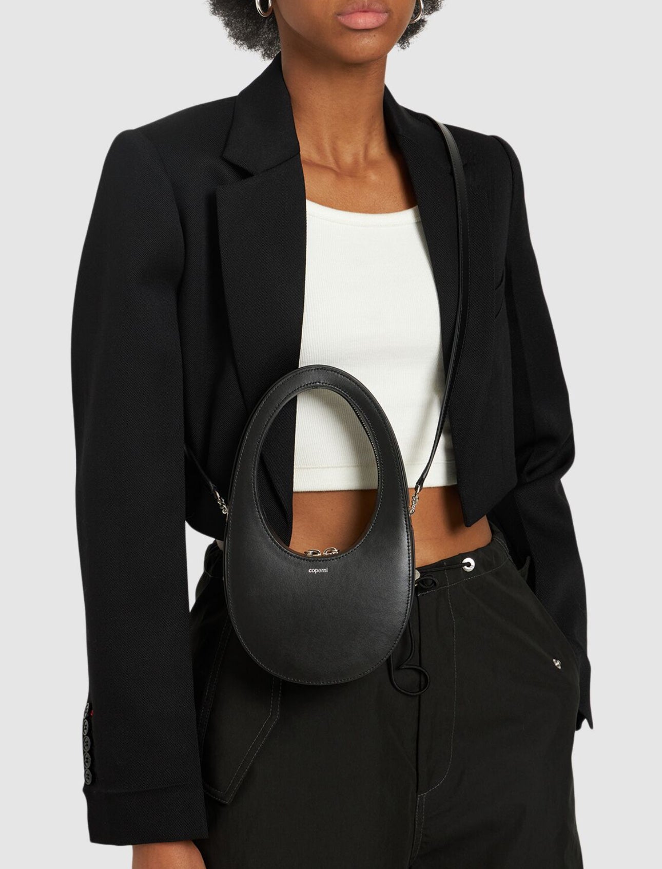 Coperni Mini Swipe Leather Shoulder Bag