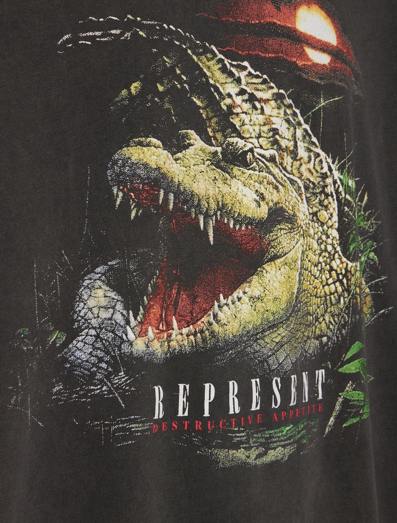 Represent Destructive Appetite Logo Cotton T-shirt