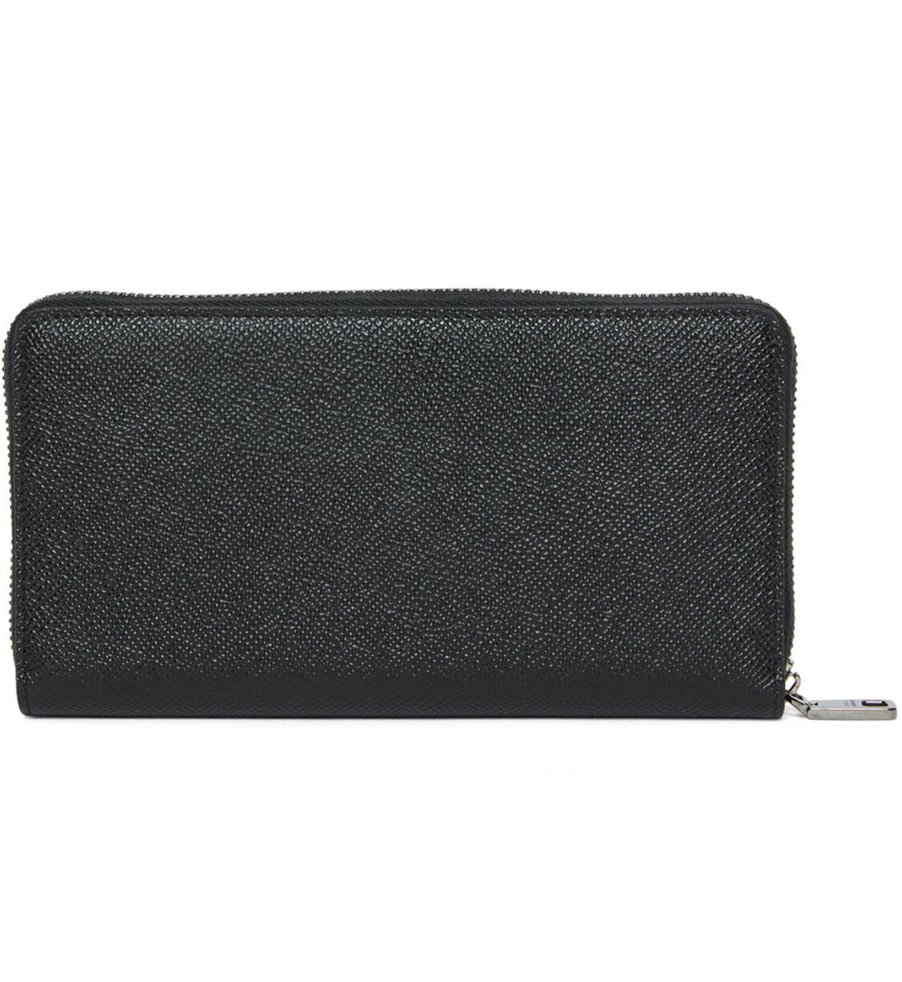 Dolce & Gabbana Dauphine Leather Zip Around Wallet