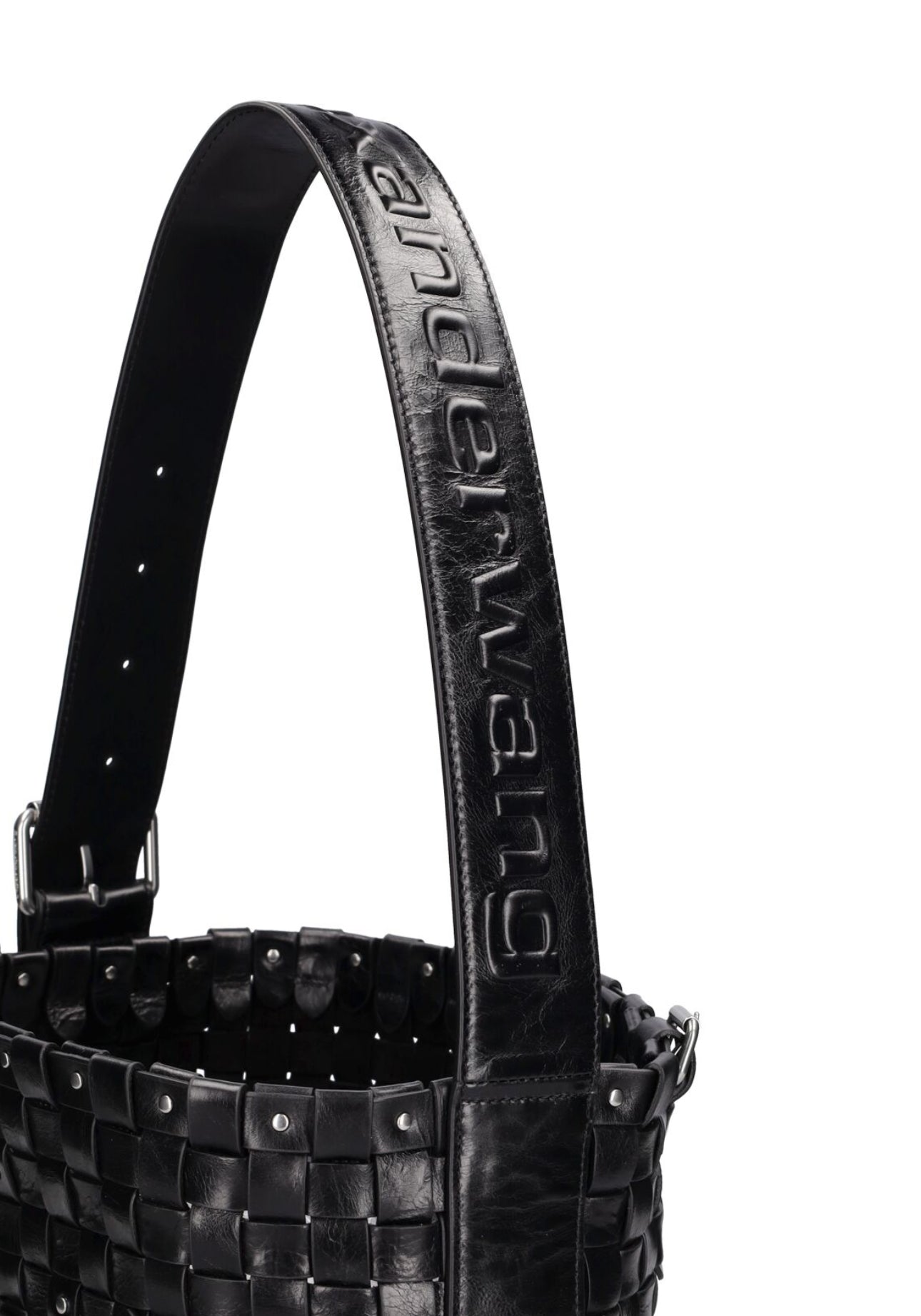 Alexander Wang Medium Lock Leather Hobo Bag