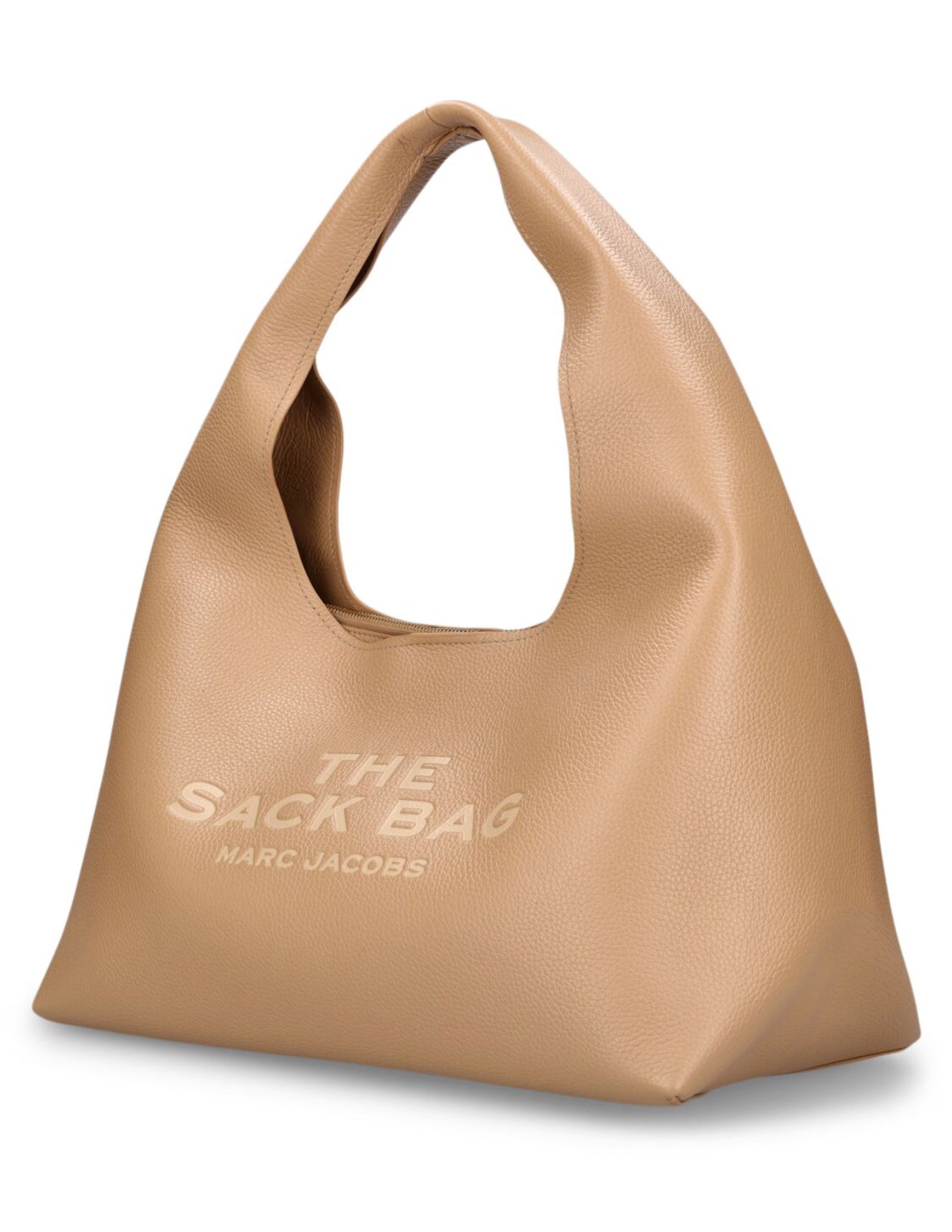 Marc Jacobs The Sack Leather Shoulder Bag Camel