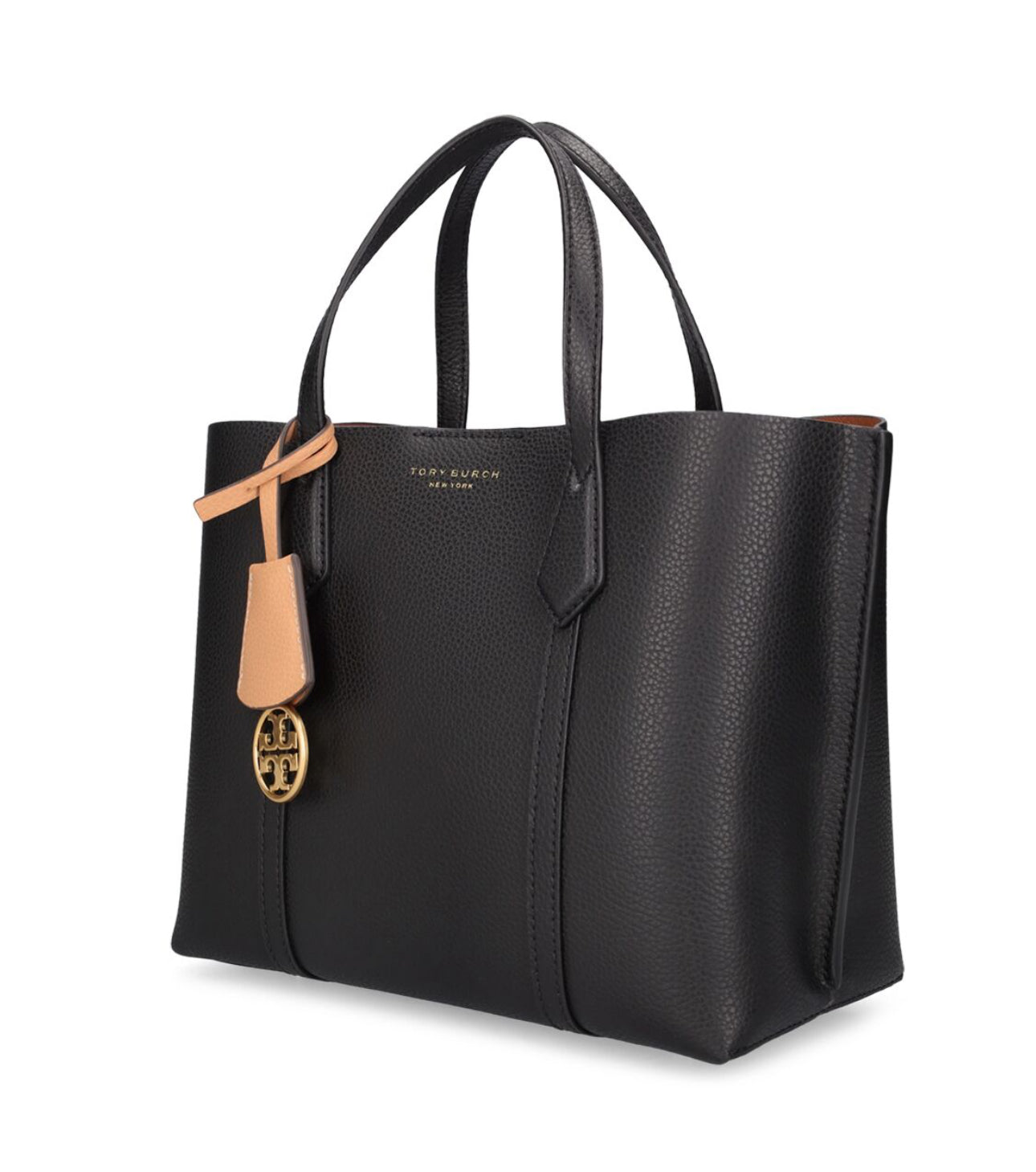 Tory Burch SM Perry Triple-Compartment Leather Tote