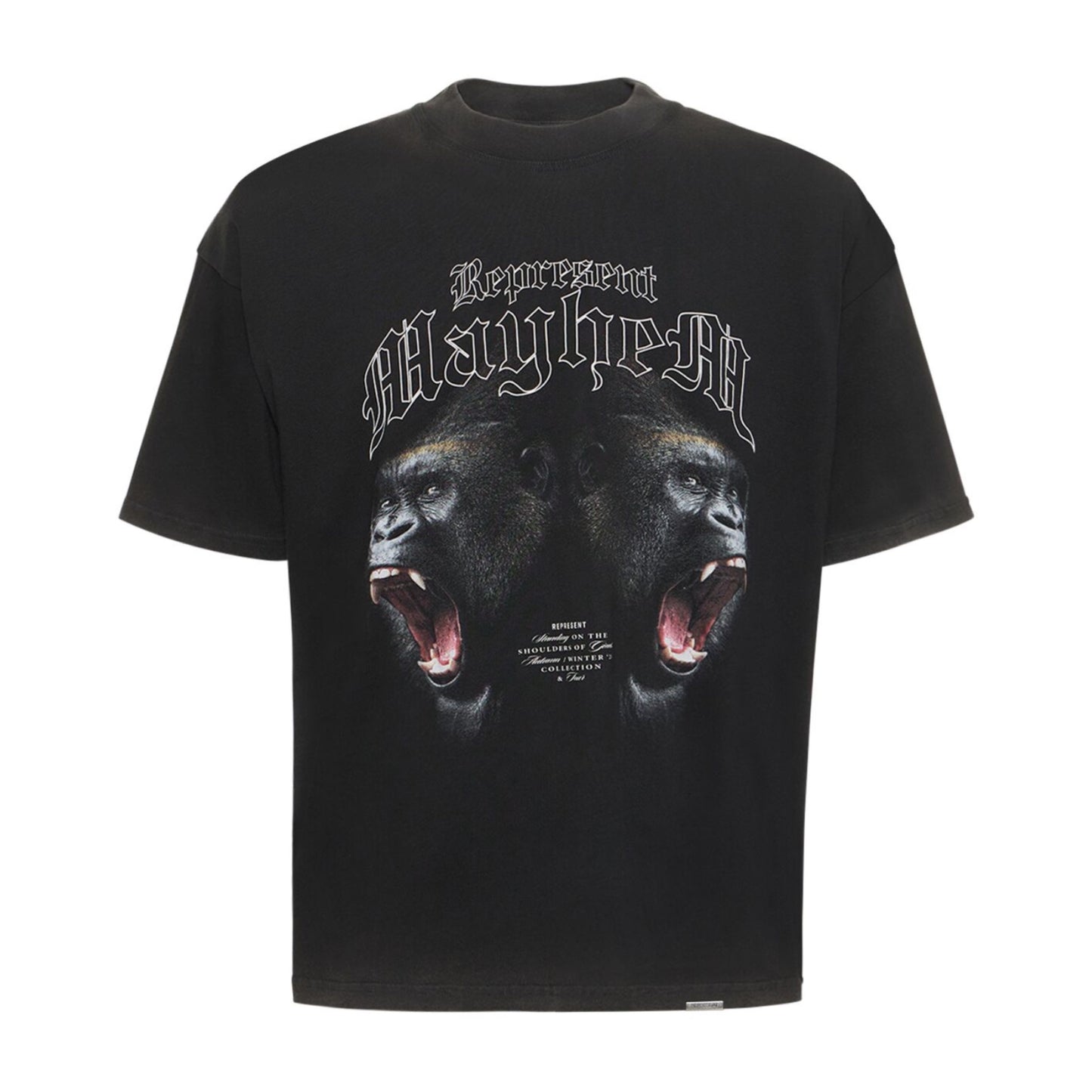 Represent Mayhem Printed Cotton T-shirt