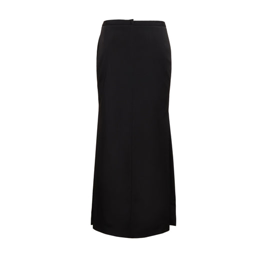 Dolce&Gabbana Stretch Cady Pencil Midi Skirt