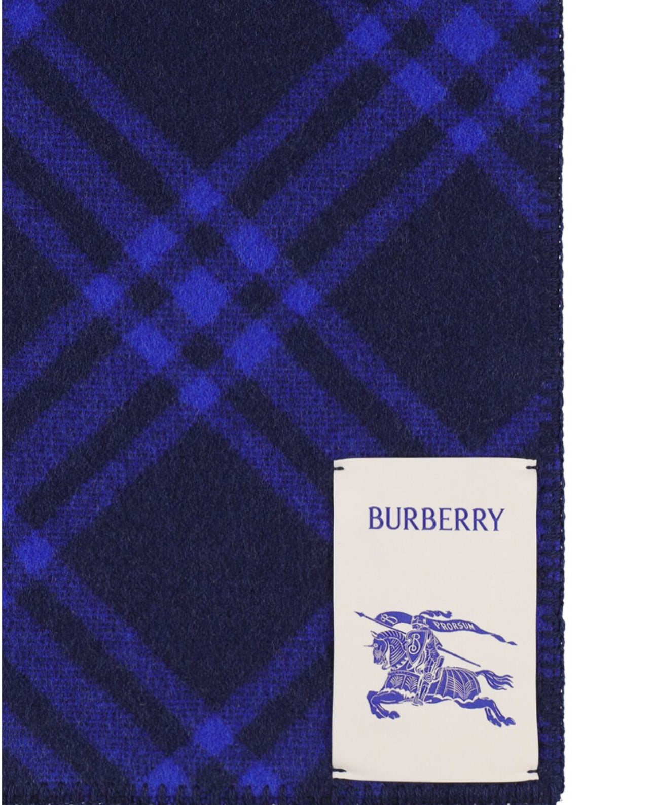 Burberry EKD Checked Wool Scarf