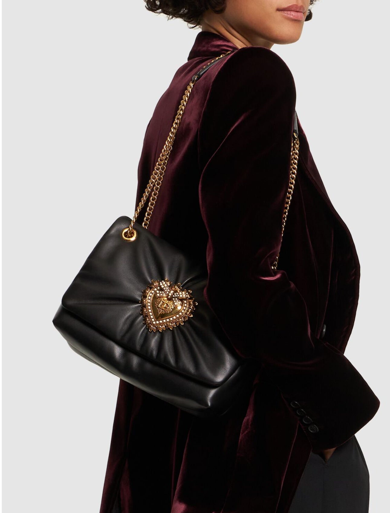 Dolce&Gabbana Small Devotion Soft Nappa Bag