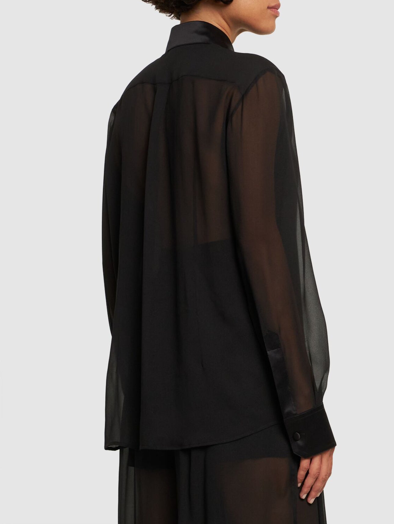 Dolce&Gabbana Sheer Silk Chiffon Shirt