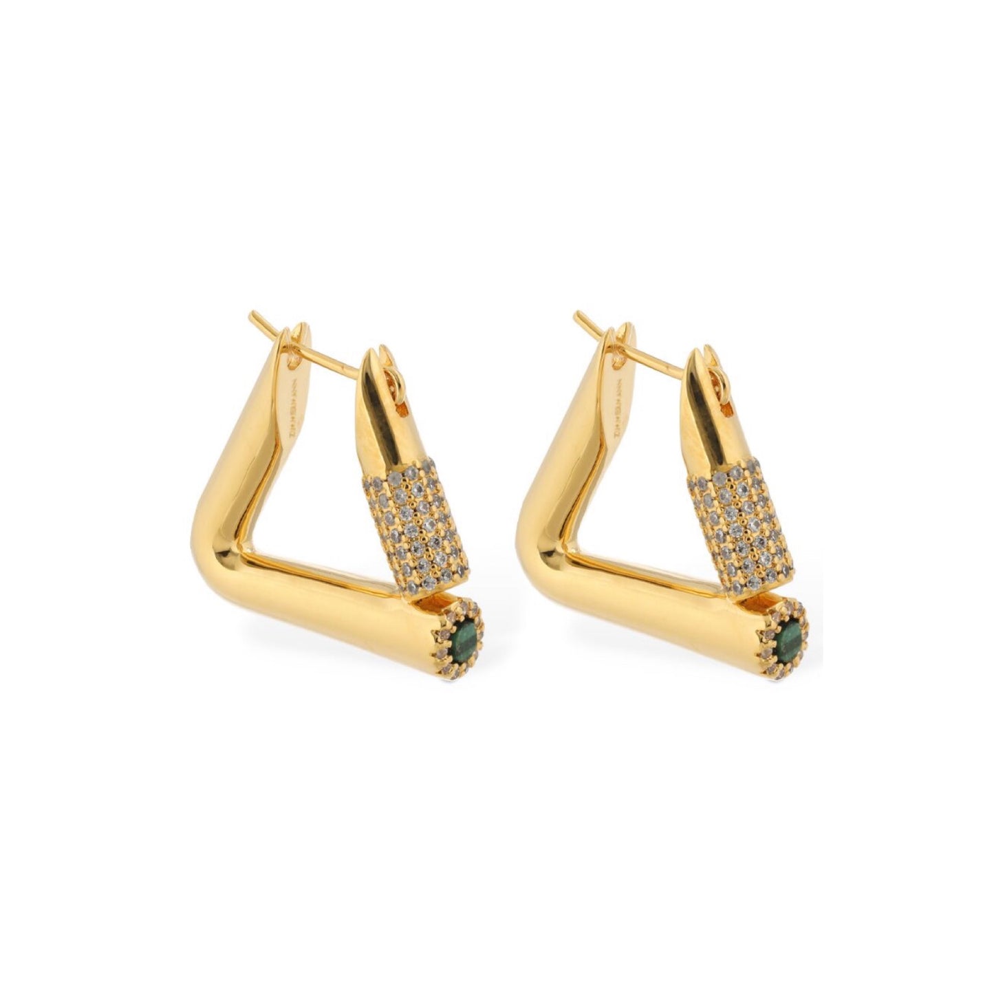 Zimmermann Swing Pave Hoop Earrings