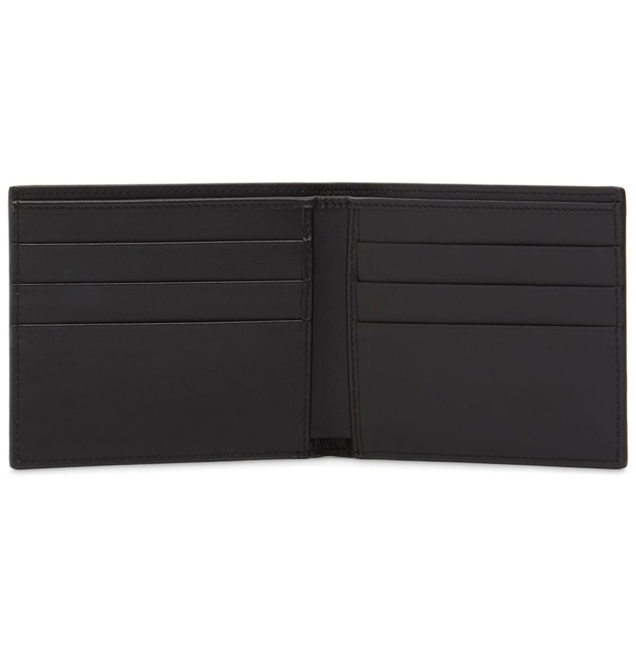 Dolce & Gabbana Leather Printed Logo Bifold Wallet