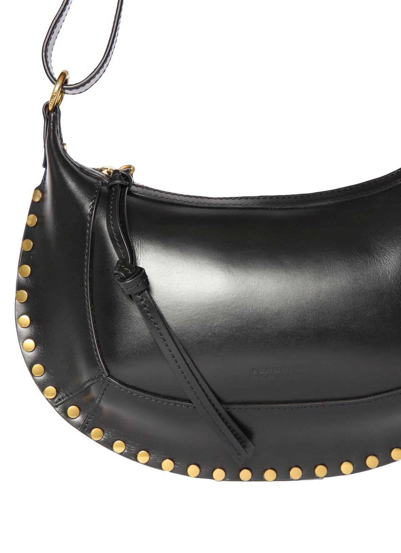 Isabel Marant Oskan Moon Leather Shoulder Bag