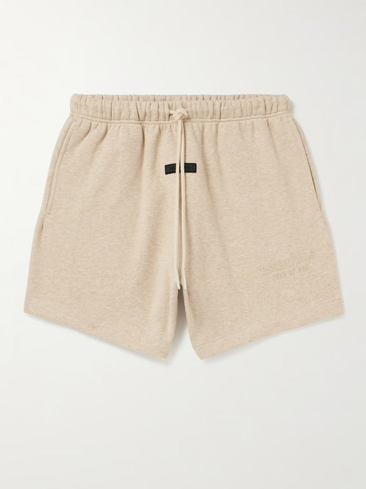 Fear Of God Essentials Beige Drawstring Shorts