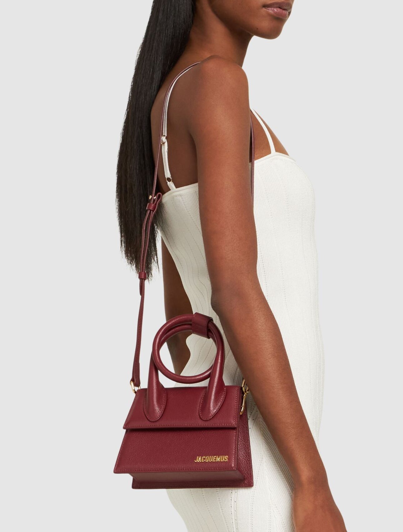 Jacquemus Le Chiquito Noeud Soft Grain Leather Bag