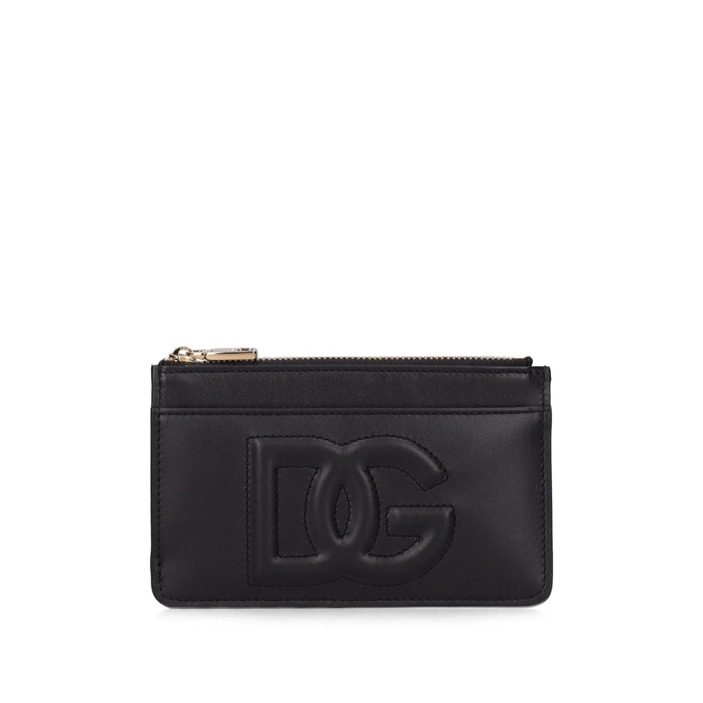 Dolce&Gabbana DG Logo Smooth Leather Card Holder