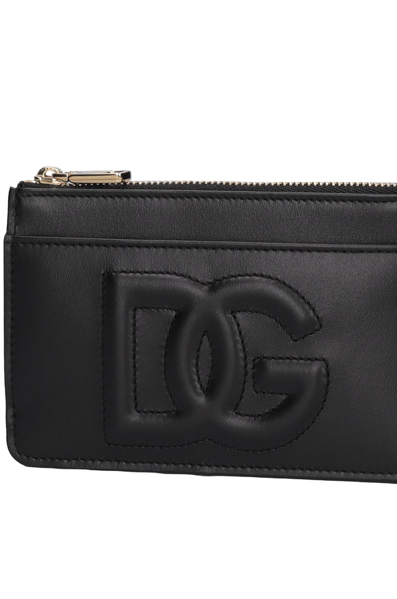 Dolce&Gabbana DG Logo Smooth Leather Card Holder