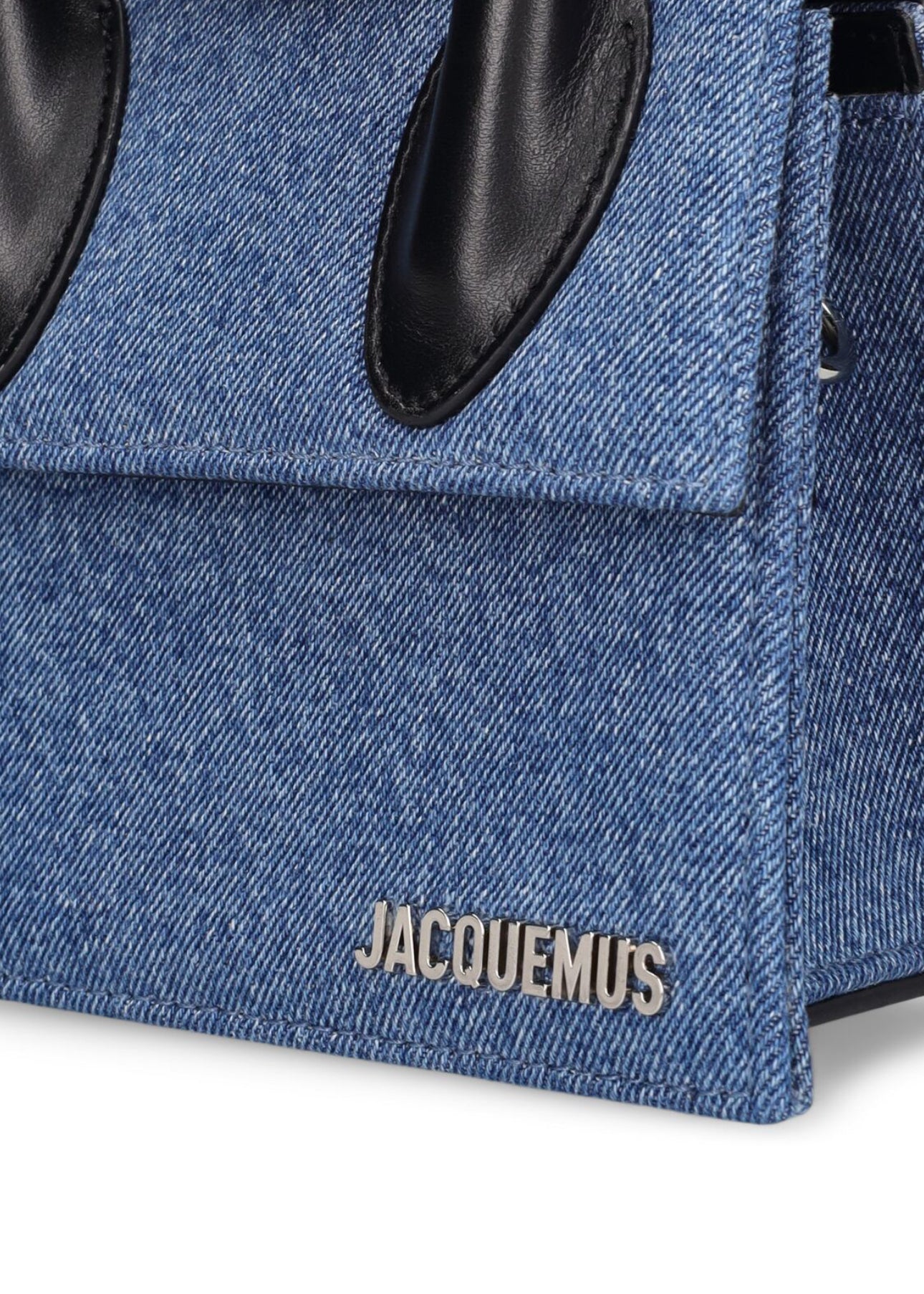 Jacquemus Le Chiquito Noeud Denim Top Handle Bag