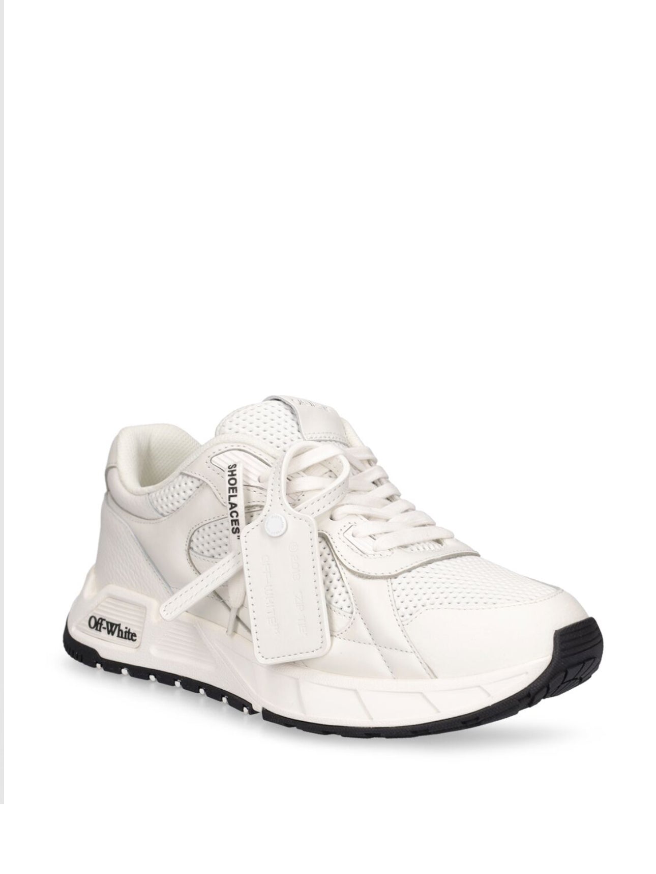 Off-White 20mm Kick Off Leather Sneakers