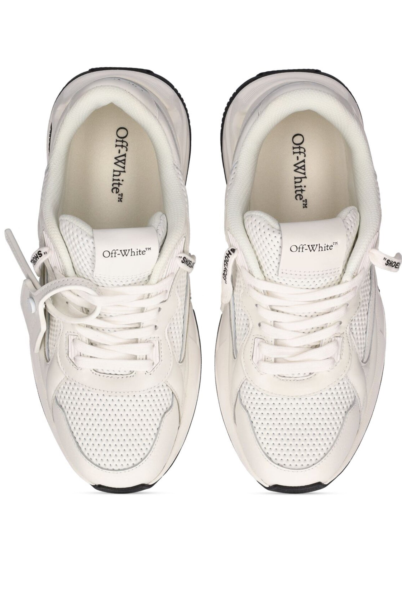 Off-White 20mm Kick Off Leather Sneakers