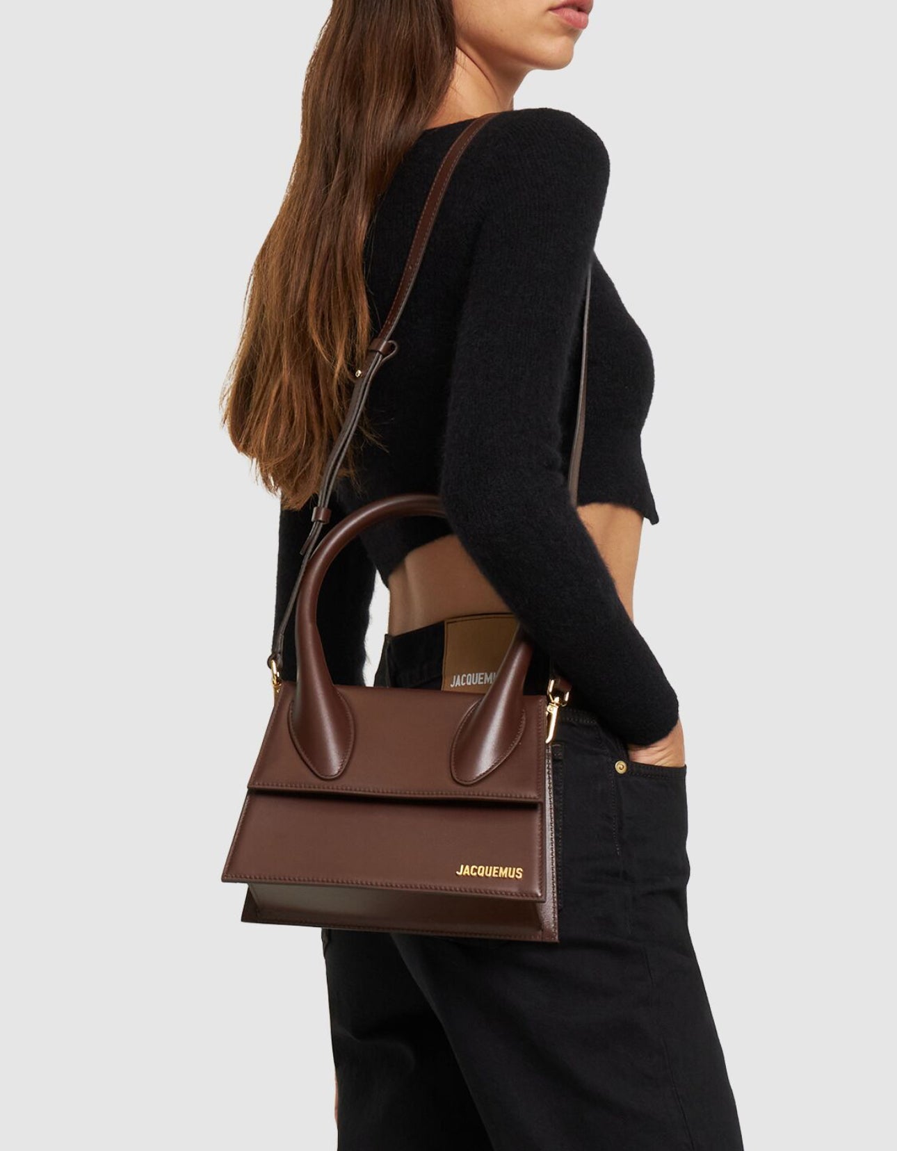 Jacquemus Le Grand Chiquito Leather Top Handle Bag