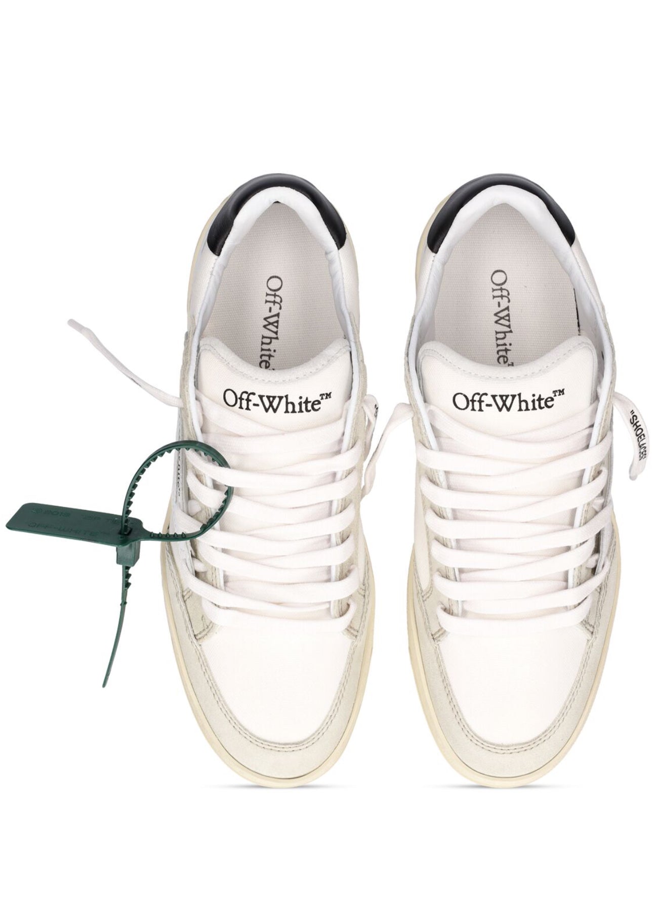 Off-White 20mm 5.0 Leather & Cotton Sneakers