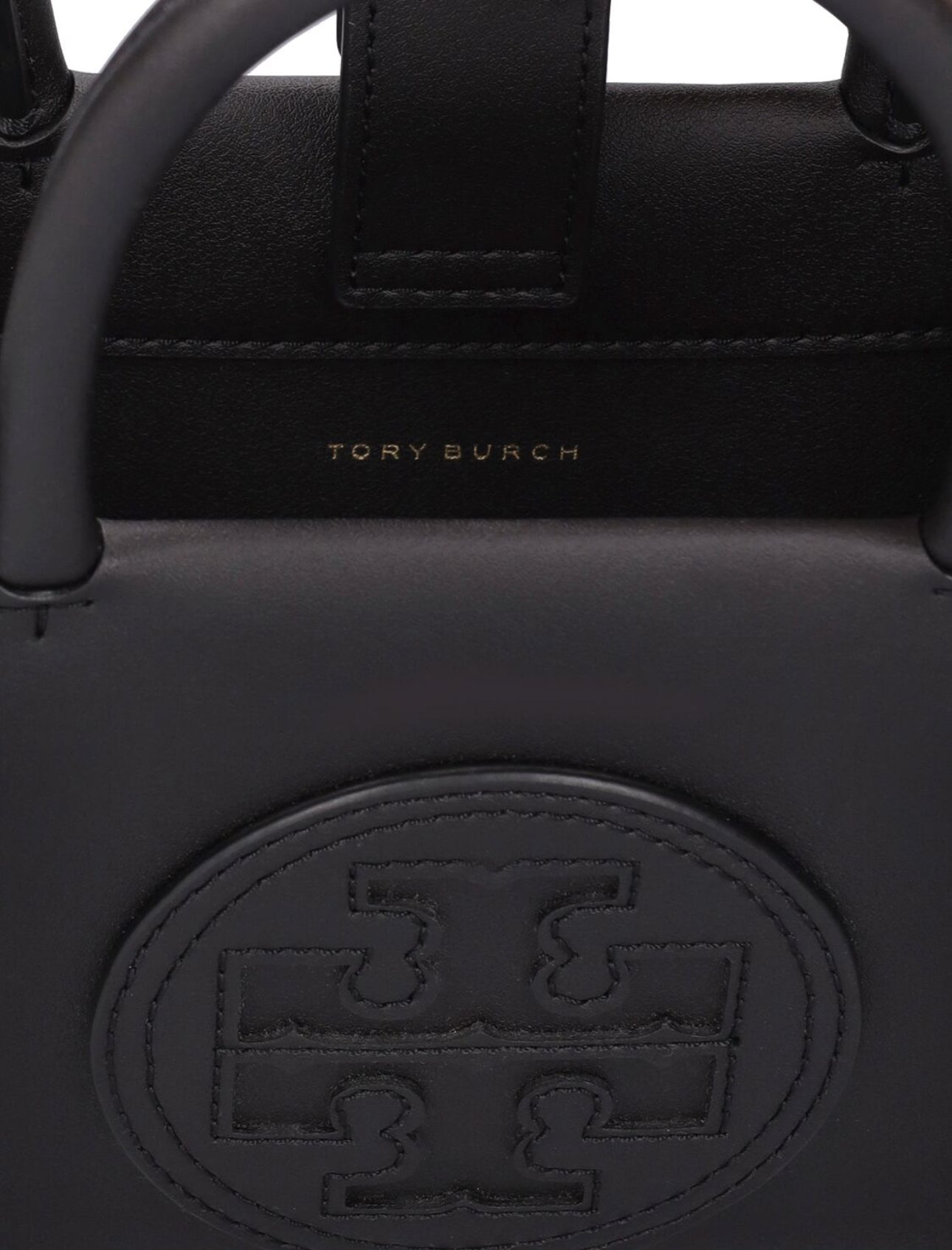 Tory Burch Mini Ella Bio Black Tote Bag