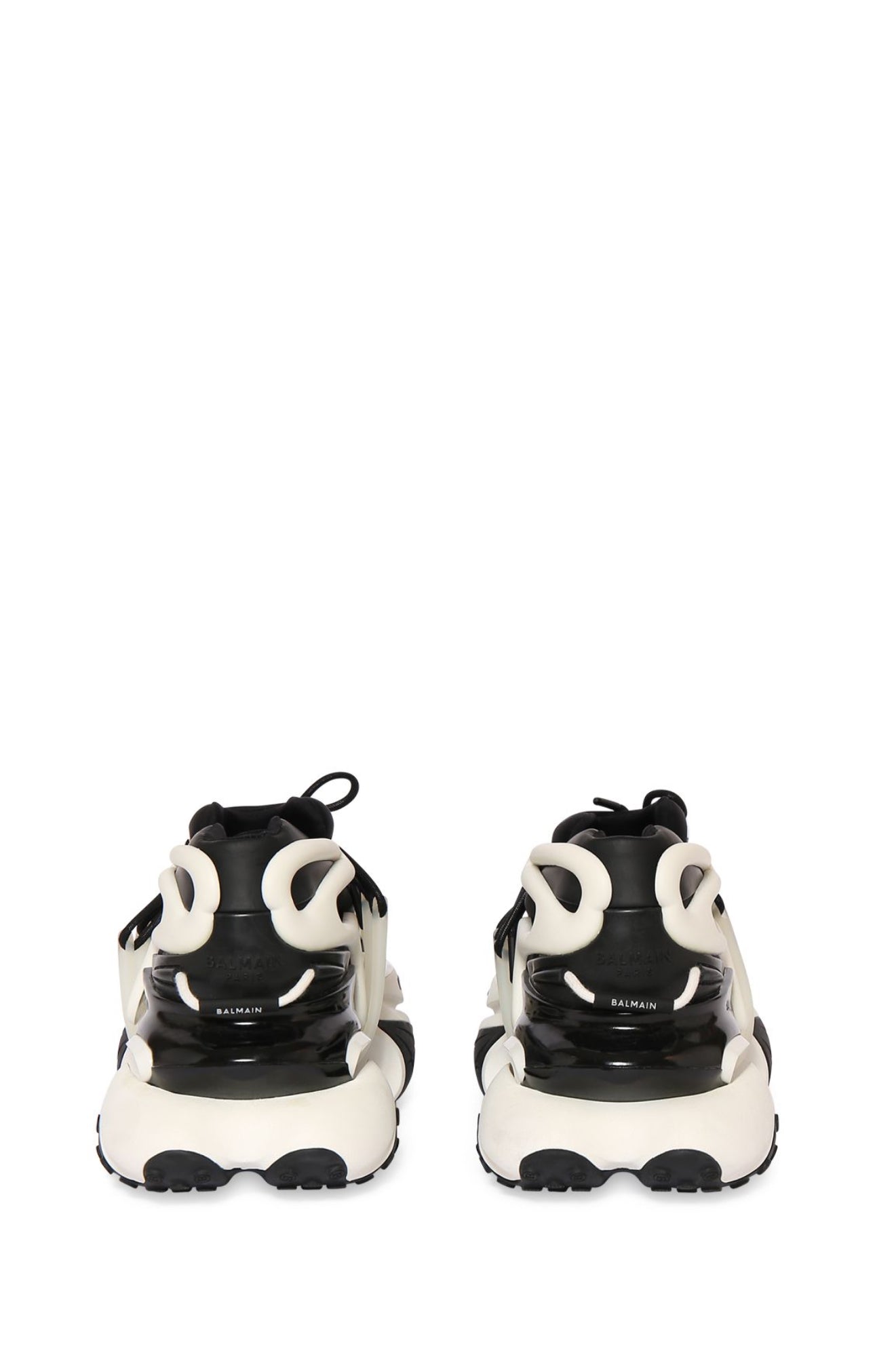 Balmain 30mm Unicorn Neoprene & Leather Sneakers