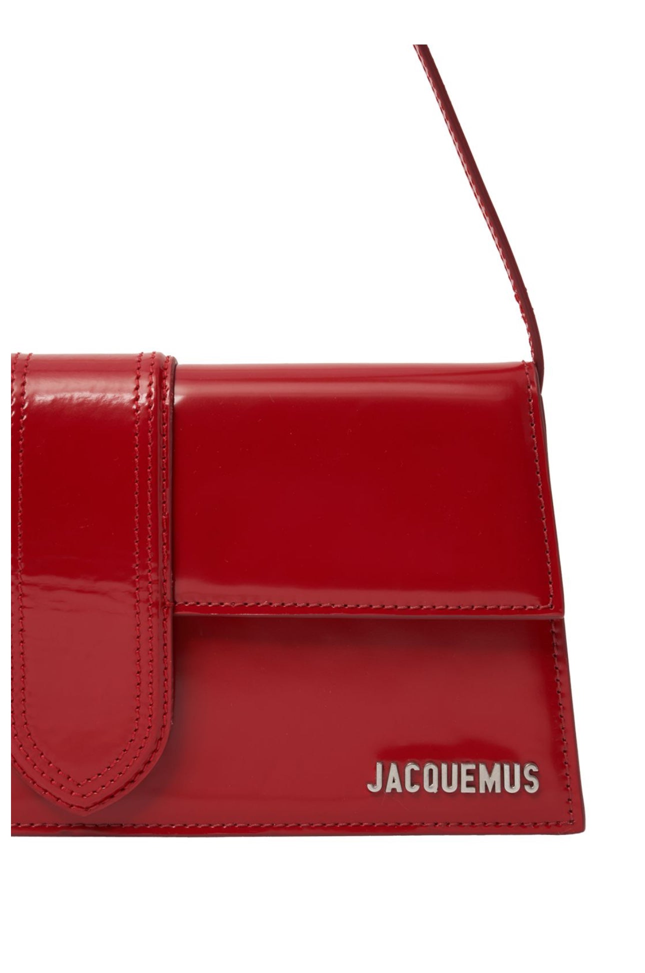 Jacquemus Le Bambino Long Patent Shoulder Bag