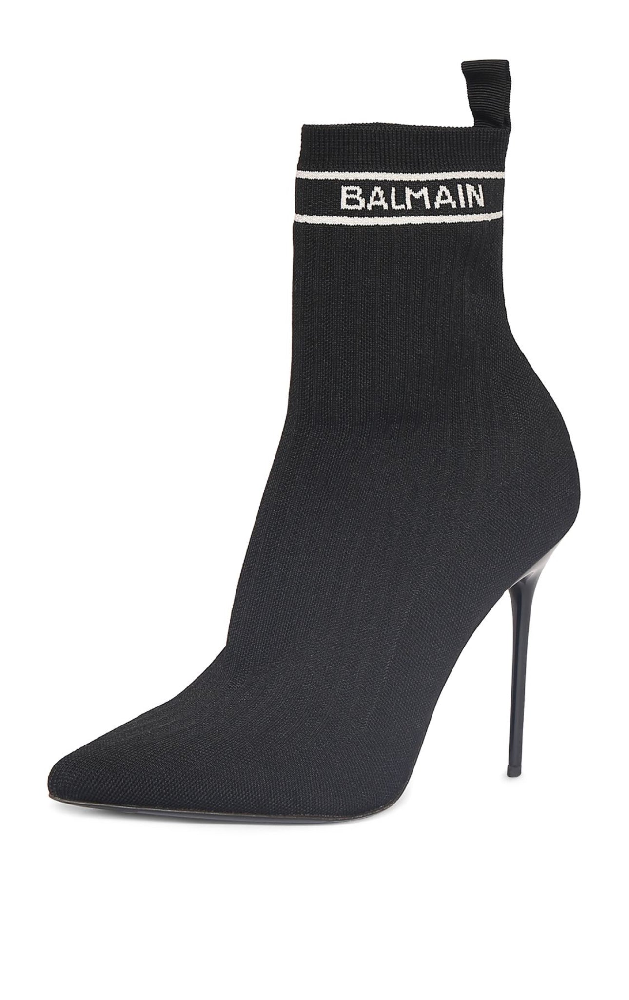 Balmain 110mm Skye Knit Ankle Boots