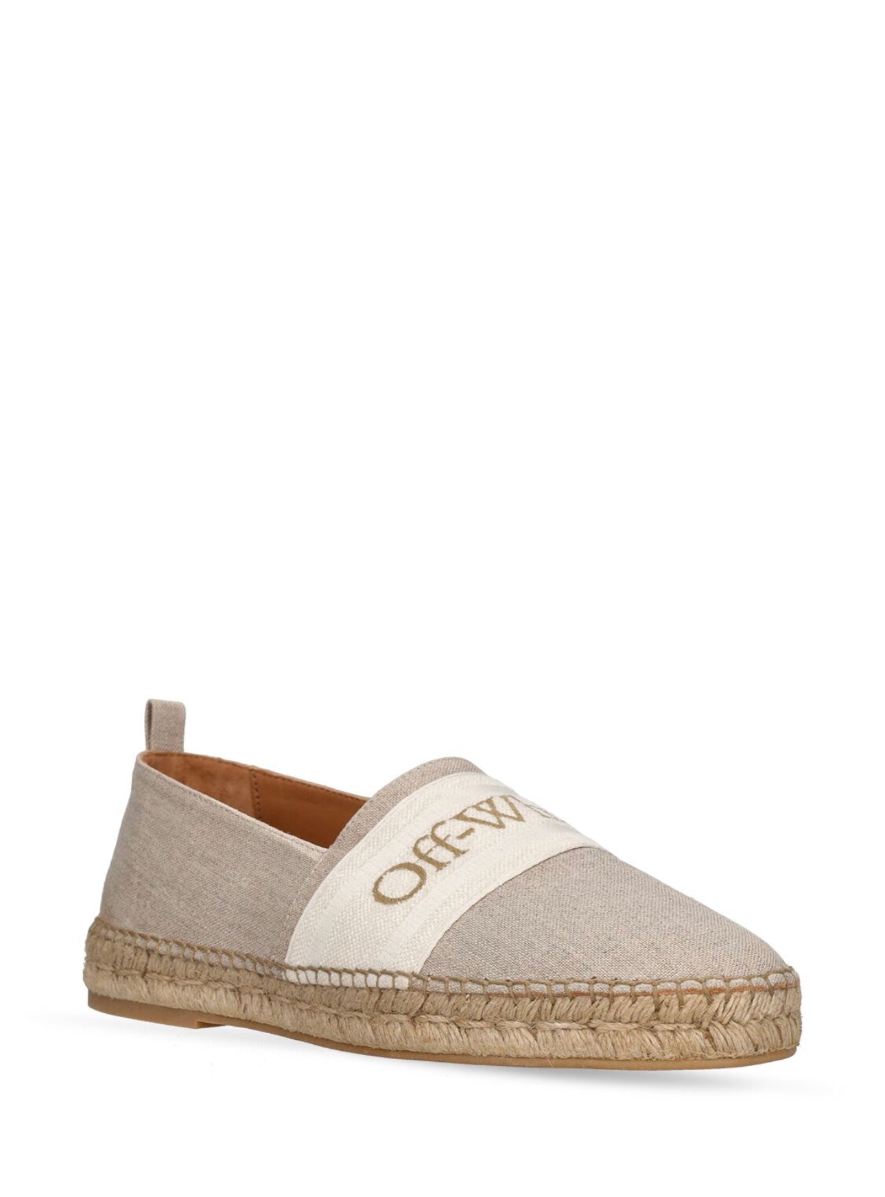 Off-White
Bookish Espadrillas in Linen and Cotton