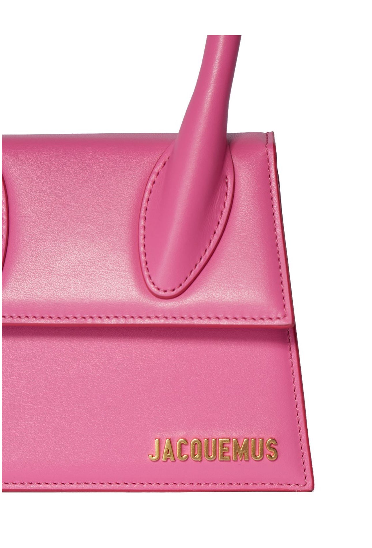 Jacquemues Le Chiquito Leather Top Handle Bag